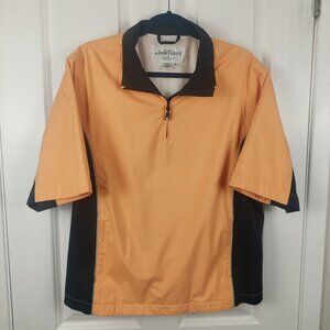 DryJoys by FootJoy Orange and Black Golf Windbreaker Women M